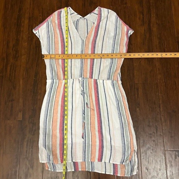 RAILS Wren Striped Linen-blend Tunic Dress in Marrakesh Stripe - Picture 12 of 12